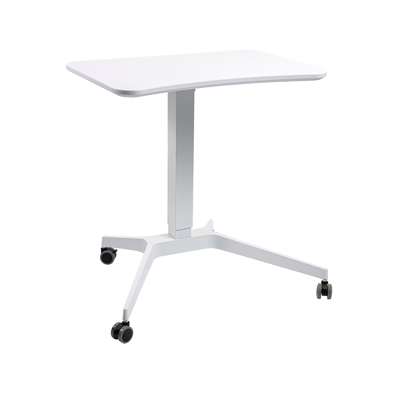 TH07 (neliömäinen alumiiniputkipylväs) pneumaattinen korkeussäädettävä työpöytä